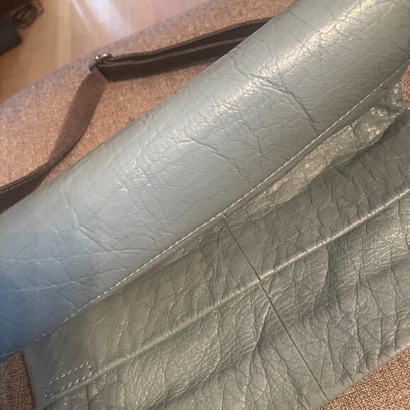 White Stuff Leather Navy crossbody handbag - Picture 5 of 10